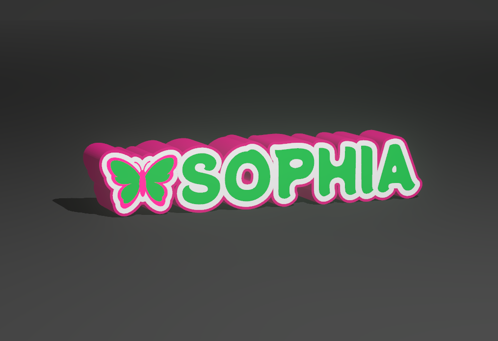 Lightbox_Butterfly_PnkGrn_Sophia