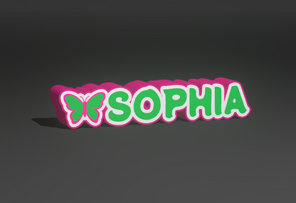 Lightbox_Butterfly_PnkGrn_Sophia