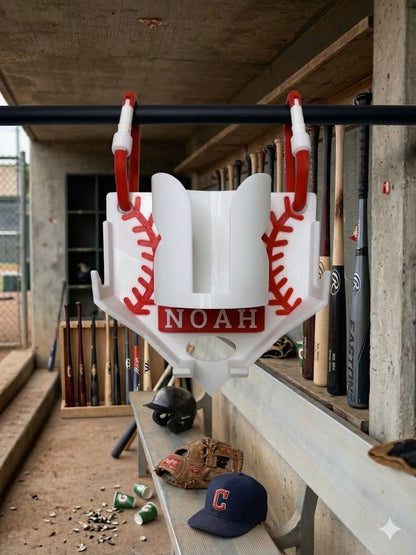 Personalized Baseball Dugout Caddy2